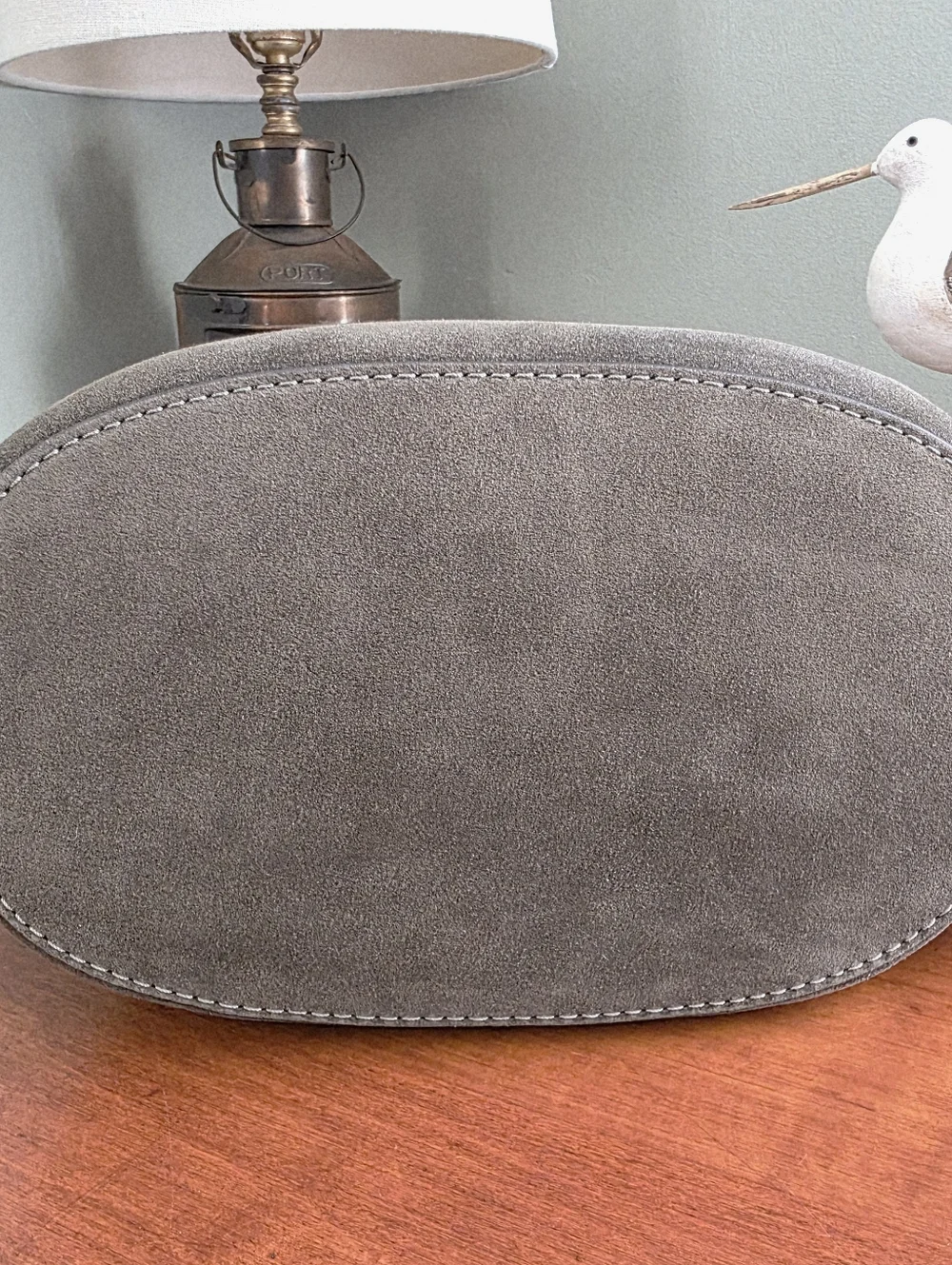 Coach Bleecker CCC24 Olive Suede Leather Bucket Shoulder Bag NWT